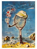 Mr Hulot's Holiday  German Movie Poster  1953