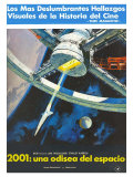 2001: A Space Odyssey  Spanish Movie Poster  1968