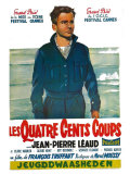 400 Blows  Belgian Movie Poster  1959