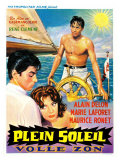 Purple Noon  Belgian Movie Poster  1964