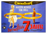 The Seven Year Itch  German Movie Poster  1955
