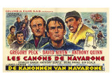 The Guns of Navarone  Belgian Movie Poster  1961