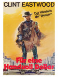 A Fistful of Dollars  German Movie Poster  1964