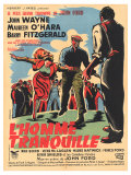 The Quiet Man  French Movie Poster  1952