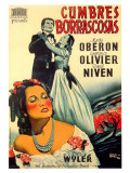 Wuthering Heights  Spanish Movie Poster  1939