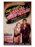 Arsenic and Old Lace  Belgian Movie Poster  1944