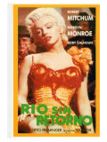 River of No Return  Spanish Movie Poster  1954