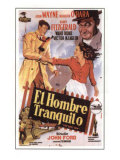 The Quiet Man  Spanish Movie Poster  1952