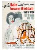 Cat On a Hot Tin Roof  German Movie Poster  1958