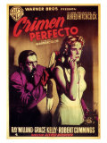 Dial M For Murder  Spanish Movie Poster  1954