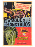 Attack of the Crab Monsters  Spanish Movie Poster  1957
