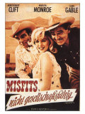 The Misfits  German Movie Poster  1961