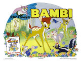 Bambi  UK Movie Poster  1942