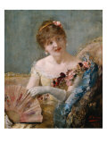 Portrait of a Woman with Fan  1879