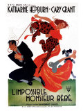 Bringing Up Baby  French Movie Poster  1938