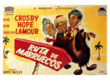 Road to Morocco  Spanish Movie Poster  1942