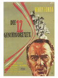 Twelve Angry Men  German Movie Poster  1957