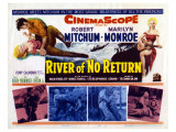 River of No Return  UK Movie Poster  1954