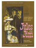 Jules and Jim  German Movie Poster  1961