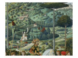 Procession of the Magi: Wall with Emperor John VII Paleologus  detail (Landscape)