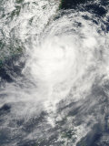 Typhoon Morakot over Taiwan