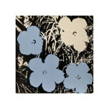 Flowers  c1965 (Blue  Ivory)