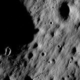 Cratered Regions Near the Moon's Mare Nubium Region