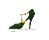 Shoe  c1955 (Green and Yellow)