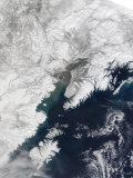 Ash Plume from Mount Redoubt  Alaska