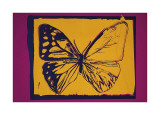Vanishing Animals: Butterfly  c1986 (Yellow on Purple)