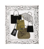 Six Handbags in a Frame  c1958