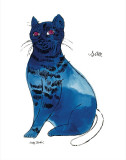 25 Cats Named Sam and One Blue Pussy by Andy Warhol  c1954 (Blue Sam)