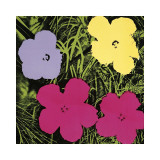 Flowers  c1970 (1 Purple  c1 Yellow  2 Pink)