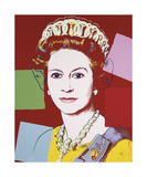 Reigning Queens: Queen Elizabeth II of the United Kingdom  c1985 (Dark Outline)