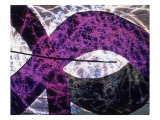 Abstract Image in Purple and White