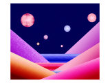 Layers of Space and Moons