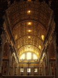 Inside St Peter's Basilica  Vatican City  Italy