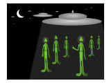 Green Men Space Invaders