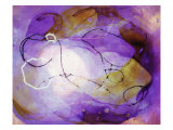 Abstract Image in Purple and White