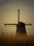 A Windmill with Old Photo Treatment