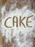 Word Cake in Flour