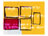 Abstract Image in Yellow and Magenta