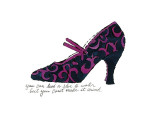 Blue and Pink Shoe  c1955