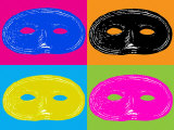 Four Mardi Gras  Halloween Mask