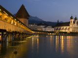 Kappelbrucke or Chapel Bridge  Europe's Oldest Covered Wooden Bridge