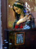 Bust of Maria Viewed Through Window