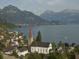 Village Along Lake Lucerne or Vierwaldstattersee
