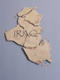 Broken Plaster Map of Iraq