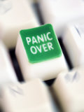 Computer Key Which Reads Panic Over
