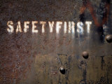 White Pine County  East Ely  Nevada Northern Railway Museum  Safety First on Side of Rail Stock